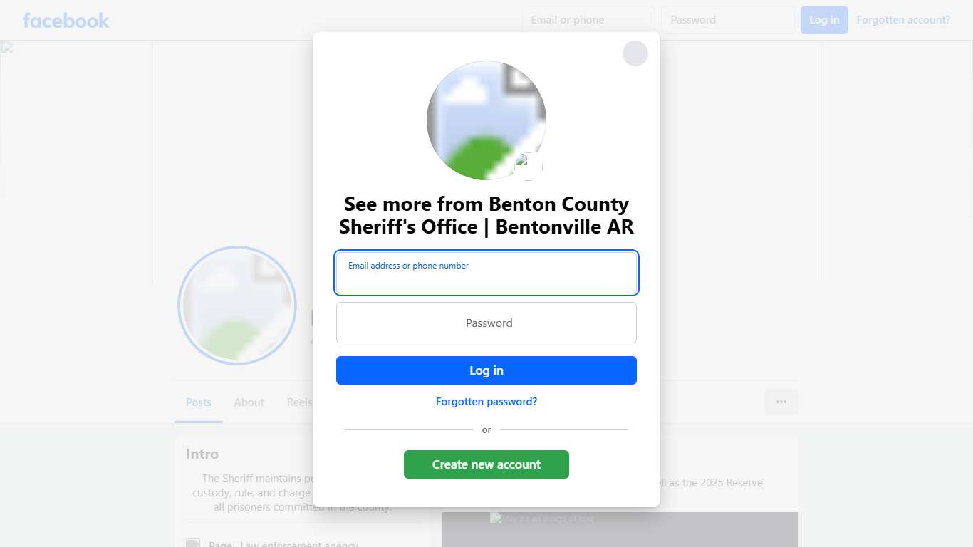 Benton County Sheriff's Office Bentonville AR Facebook